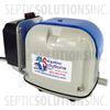 Thomas AP-80 Linear Septic Air Pump with Attached Alarm - Part Number AP80A