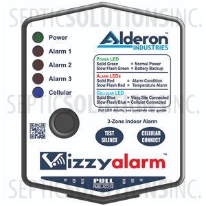 Alderon VizzyAlarm™ 3-Zone WiFi Enabled High Water Alarm Panel