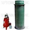 120 Gallon Pump Station with 1.0 HP Residential Grinder Pump - Part Number 120FPT-PRG1
