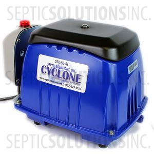 Cyclone SSX-80-AL Linear Septic Air Pump with Attached Alarm