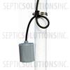 SJE PumpMaster Plus Mechanical Pump Float Switch with 15' Cord, Piggyback Plug - Part Number 15PMPD1WP