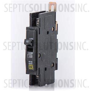 Square D QOU120 1 Pole Circuit Breaker - 120VAC, 20 Amps