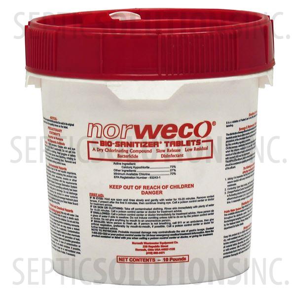 Bio-Sanitizer 10lb Pail of Septic Chlorine Tablets - Part Number 227