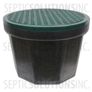 Polylok 10-Hole RhinoBox Drainage Box with Heavy Duty Grate Cover