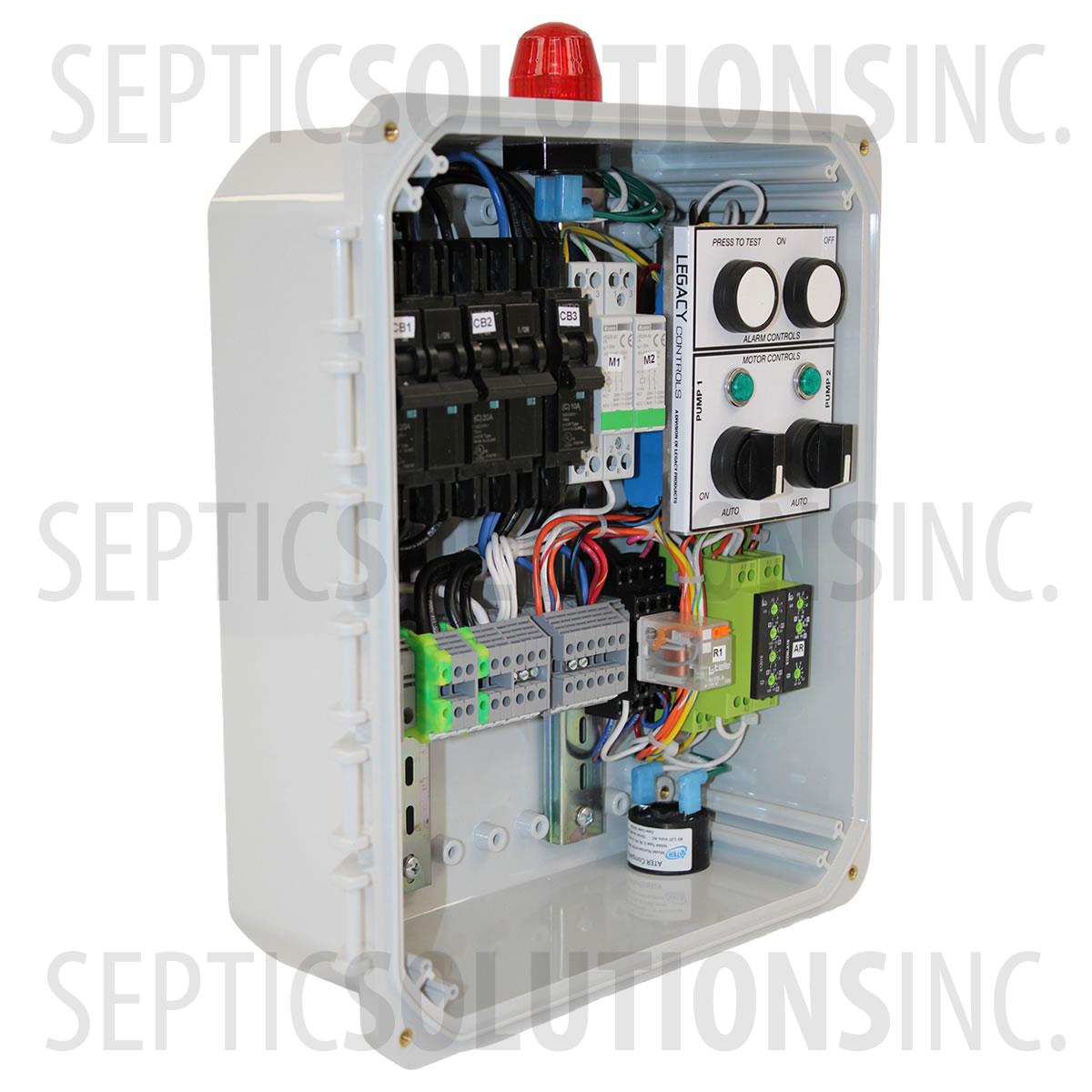 Dosing Control Module Legacy Controls - Duplex Time Dosing Pump Station Control Panel - 120 ...