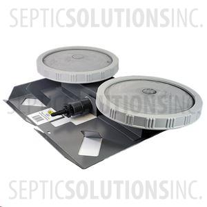 PondPlus+ Quick Sink Self-Weighted Dual Membrane Diffuser Assembly for Pond Aerators