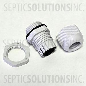 1/2'' Nylon IP-68 Rated Low Profile Cable Gland Cord Grip
