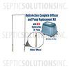 Hydro-Action Complete Diffuser and Pump Replacement Kit - Part Number HA-DIFKITPUMP