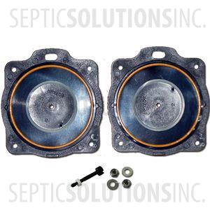 Hiblow HP-100 and HP-120 Diaphragms Only with Mounting Blocks