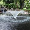 PondPlus+ Starburst Mini Floating Pond Fountain with LED Lights