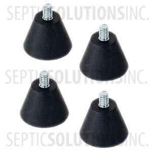 Gast AF713A Rubber Feet for 87R647 (Set of Four)